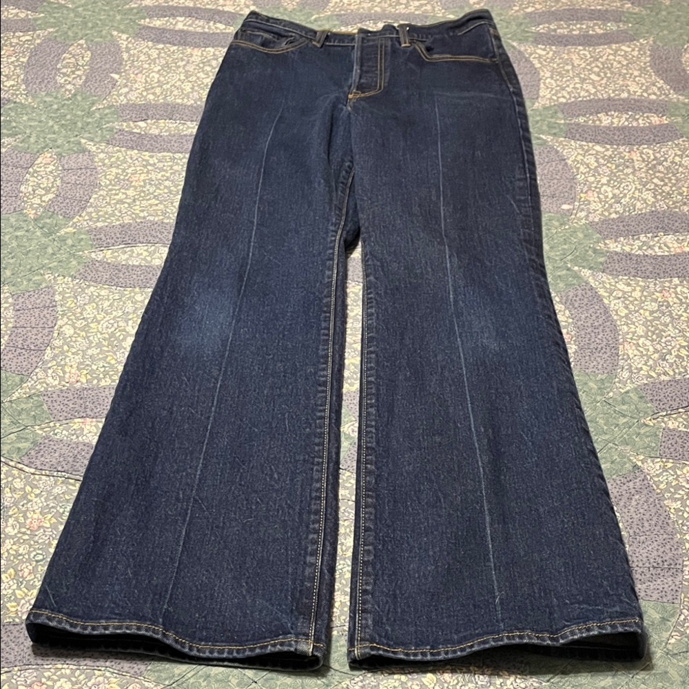 Levi’s Dark Indigo Women's Ribcage Boot Jeans